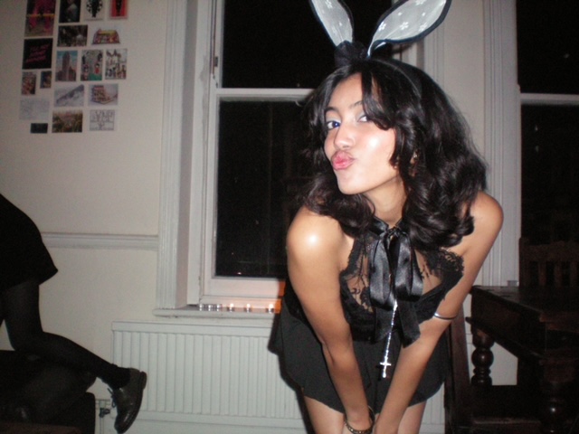 me dressed as a bunny